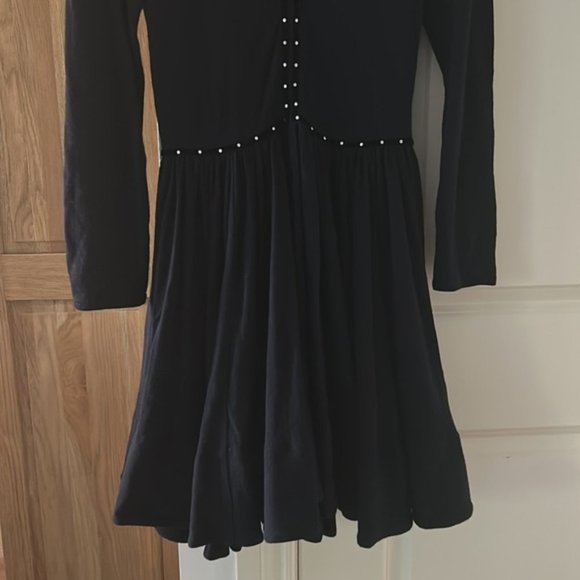 ❌❌SOLD Riska unit long sleeve dress size 3 navy Euc - Picture 6 of 14